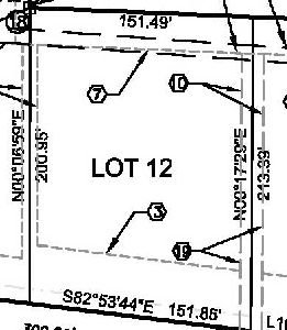 Image and dimensions for lot 12