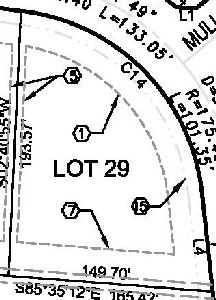 Image and dimensions for lot 29